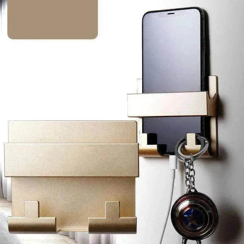 Five hole Socket Champagne Lazy Mobile Charging Bracket