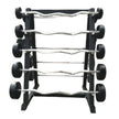 HAJEX Straight and EZ Curl Fixed Round Head Weight Barbell Sets - 20 to 150 LB
