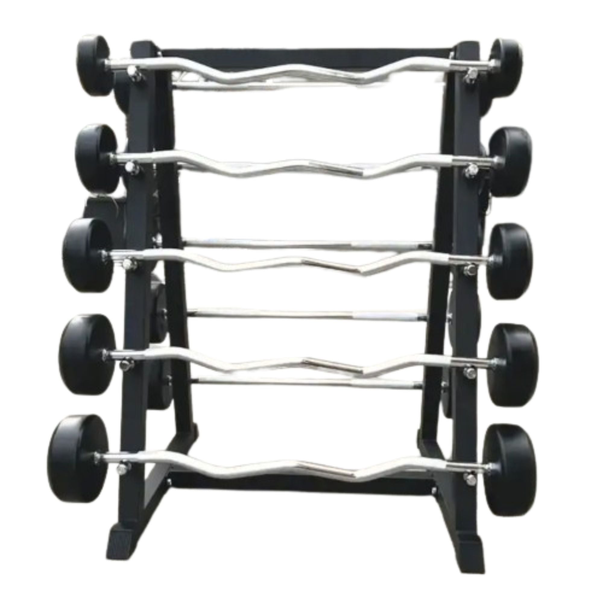 HAJEX Straight and EZ Curl Fixed Round Head Weight Barbell Sets - 20 to 150 LB