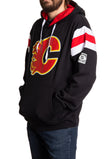 Calgary Flames Varsity Retro Style Hoodie