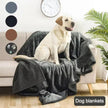 Sherpa Fleece Pet Blanket for Dogs & Cats – Grey, Black, Coffee, Beige | XS–XXL