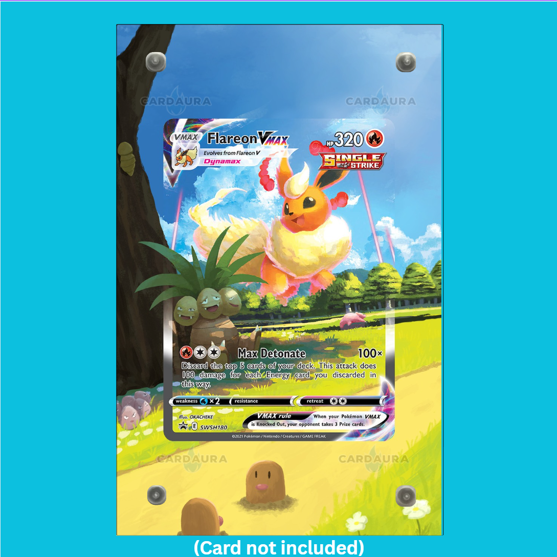 Flareon VMAX SWSH180 Evolving Skies (Ungraded) Display Case
