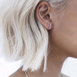 Flat earrings female earrings