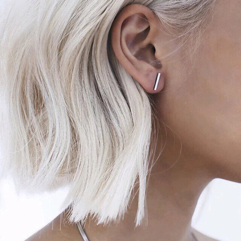 Flat earrings female earrings