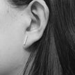 Flat earrings female earrings