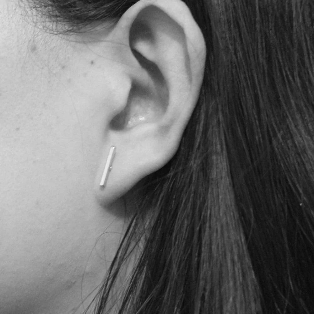 Flat earrings female earrings