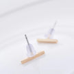 Flat earrings female earrings