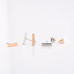 Flat earrings female earrings