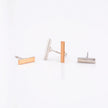Flat earrings female earrings