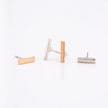 Flat earrings female earrings