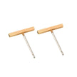 Flat earrings female earrings