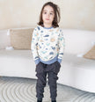 Sweat-shirt en polaire de bambou (imprimé Dinosaure)