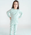 Pantalon de survêtement en molleton de bambou (bleu pastel)