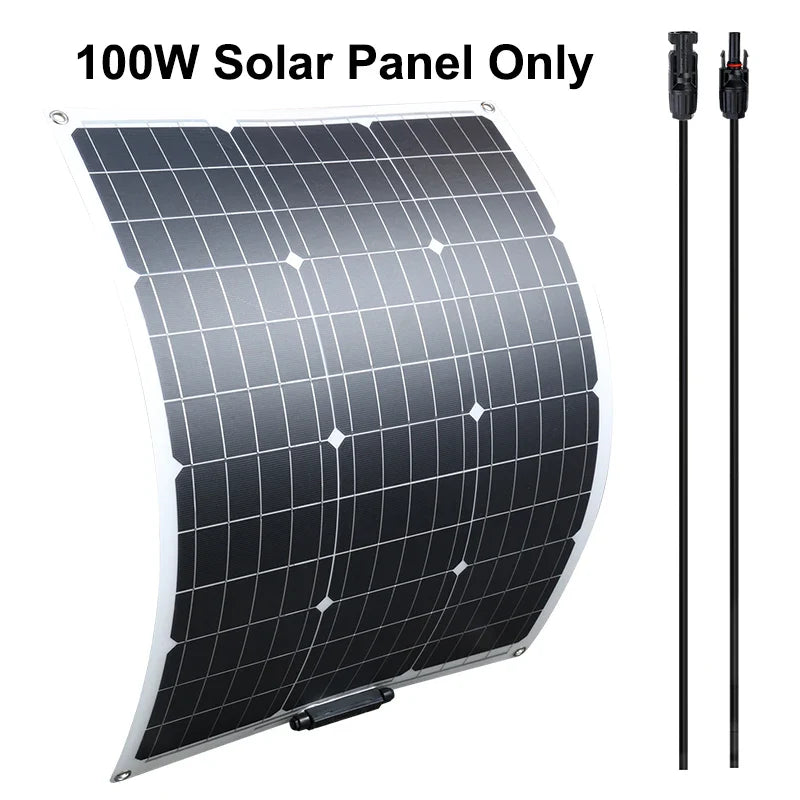 Flexible Solar Panel 100-400W Pack Monocrystalline Waterproof