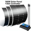 Flexible Solar Panel 100-400W Pack Monocrystalline Waterproof