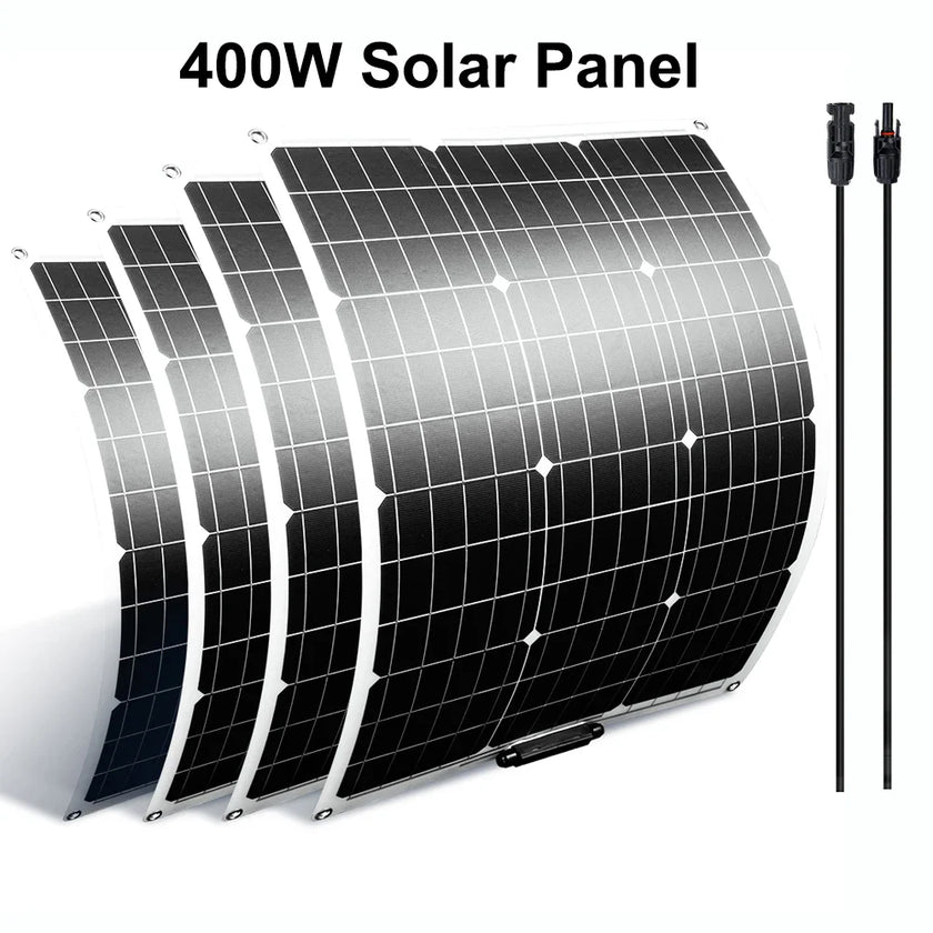 Flexible Solar Panel 100-400W Pack Monocrystalline Waterproof