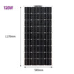 18v Flexible solar panels 50/ 100/ 120w solar - 12v battery charger waterproof