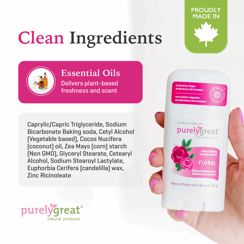 Floral Stick Deodorant
