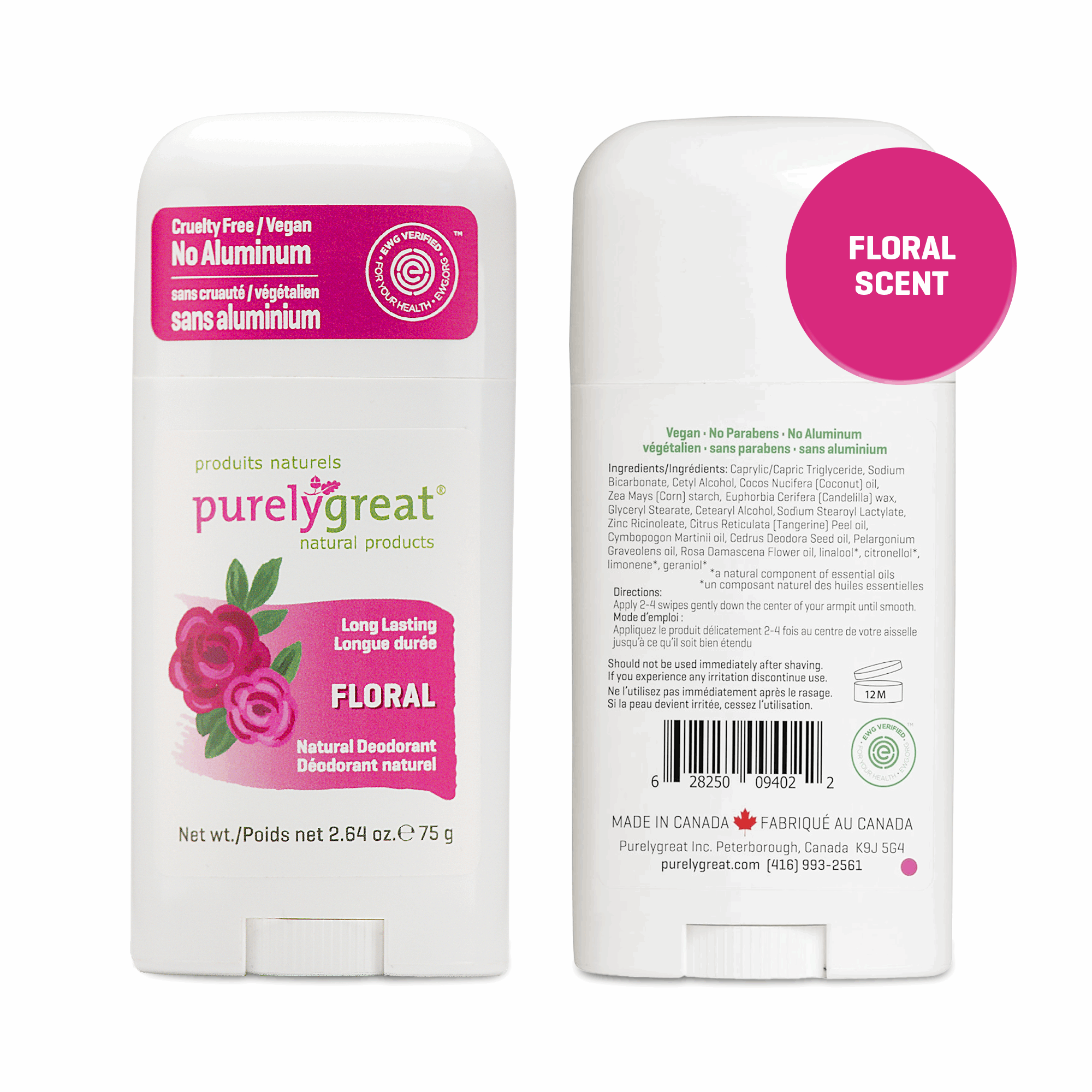 Floral Stick Deodorant
