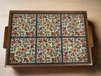 Handmade Palestinian Ceramic Serving Tray for Appetizers, Desserts, or Decor
