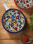 Handmade Ceramic Serving Pan  6 Inch Appetizer & Snack Dish  Floral & Various Designs