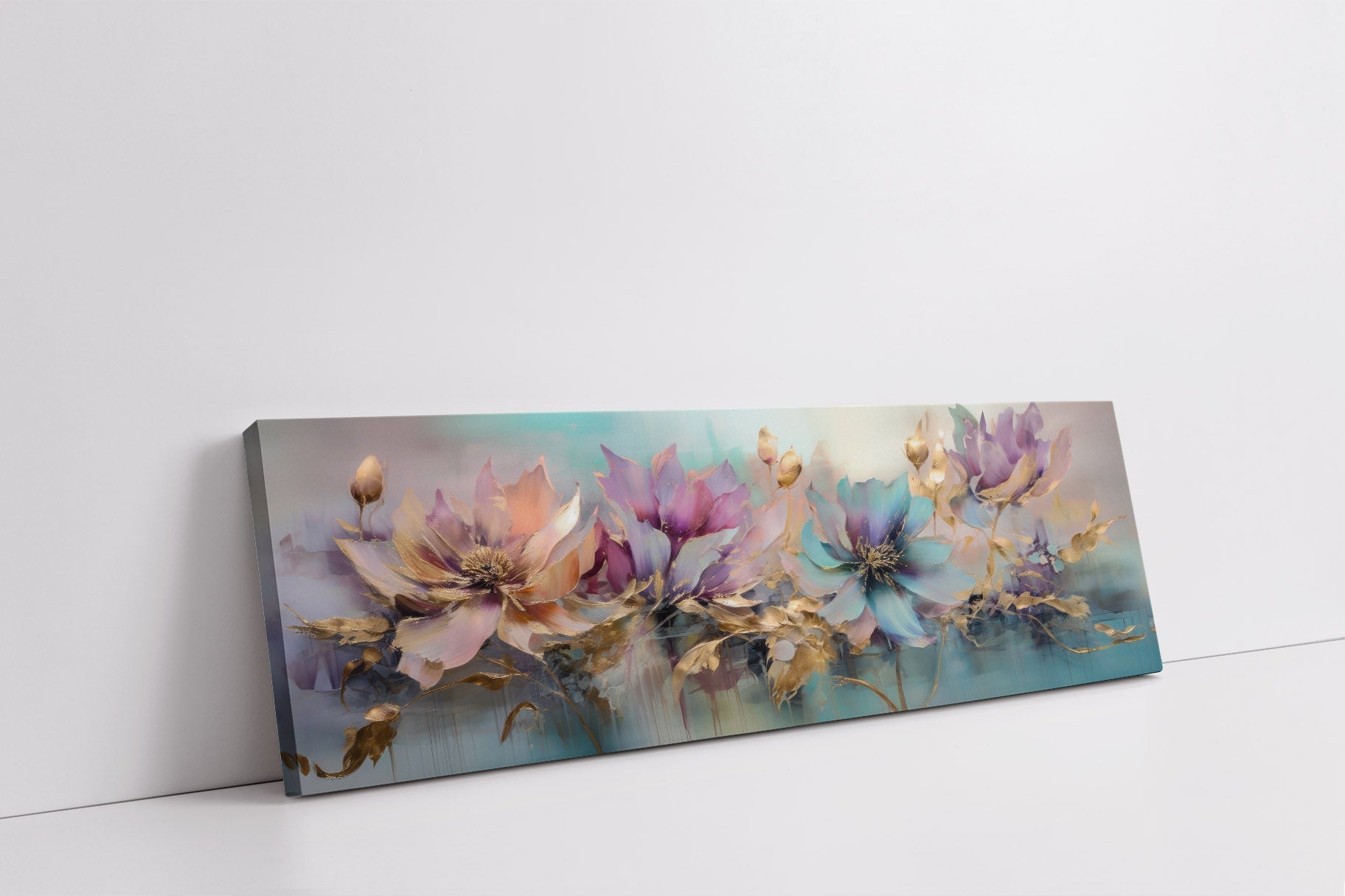 Art mural - Symphonie florale - Décoration murale