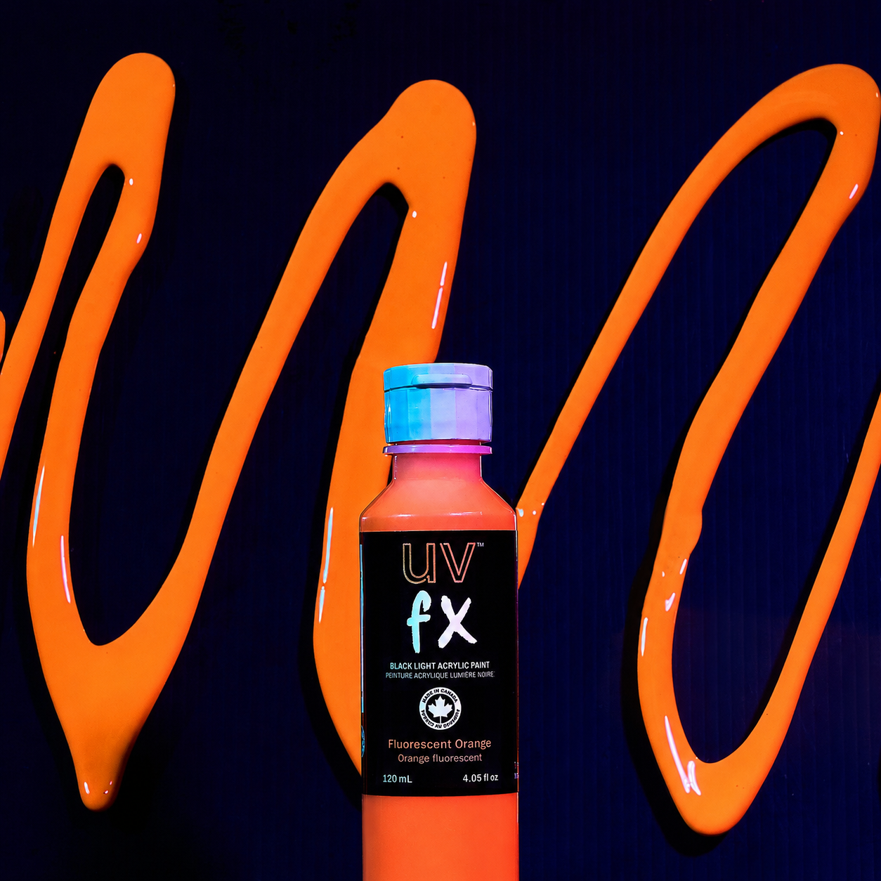 UVFX Black Light Poster Paint - Fluorescent Orange