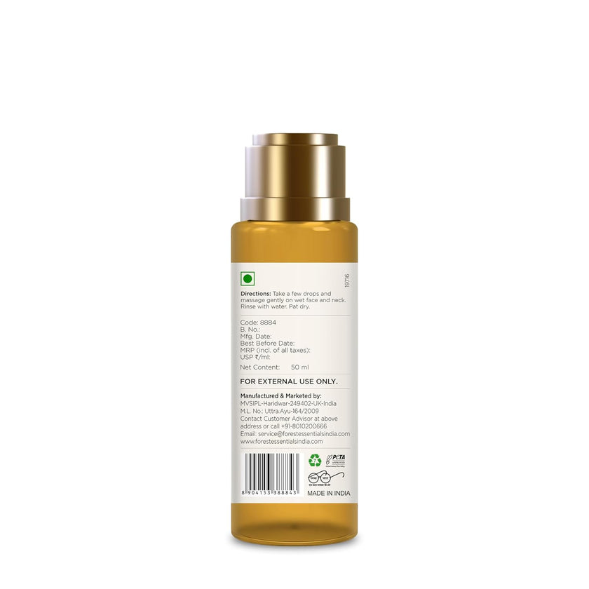Lait nettoyant visage ayurvédique purifiant Forest Essentials au miel, citron et eau de rose | Pour peaux normales à sèches