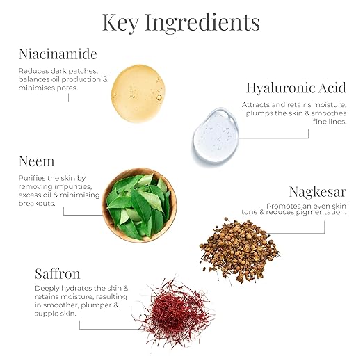 Lait nettoyant visage purifiant ayurvédique Forest Essentials au safran et au neem | Pour peaux normales à grasses | Sans sulfate