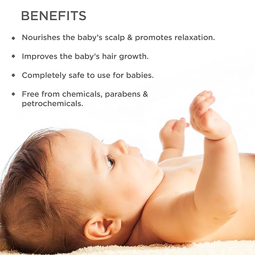 Huile de massage pour la tête de bébé Forest Essentials Dasapushpadi