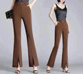 Formal Office Work High-Waisted Wide-Leg trouser Pants for Women