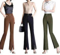Formal Office Work High-Waisted Wide-Leg trouser Pants for Women