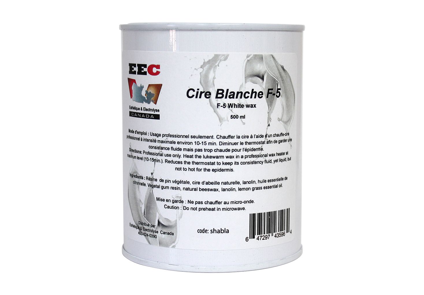 Formule 5 - White Milky Wax 530 ml F-5