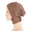 Four-Season Silk Cotton Pullover Hat in Solid Color with Elastic Fit