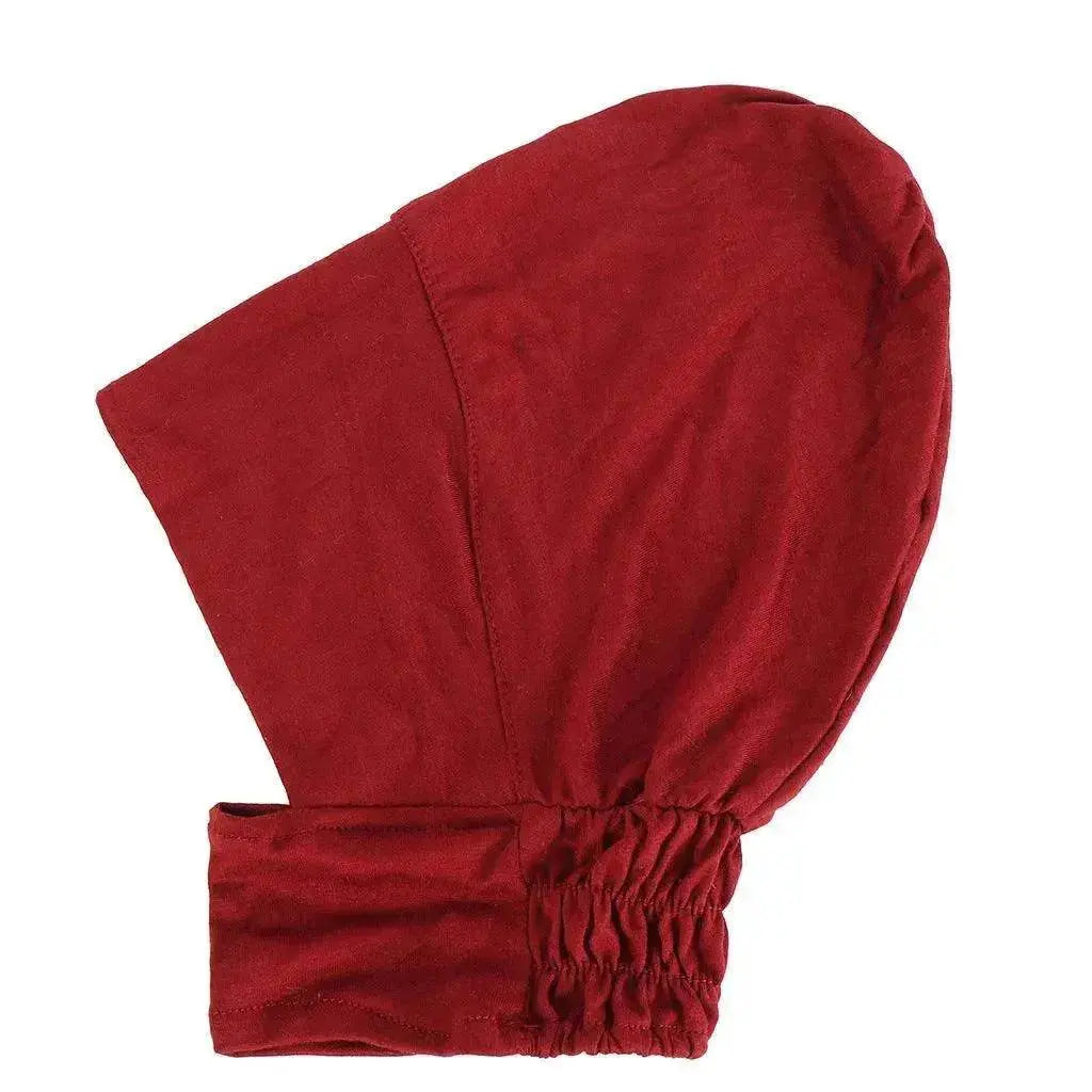 Four-Season Silk Cotton Pullover Hat in Solid Color with Elastic Fit