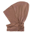 Four-Season Silk Cotton Pullover Hat in Solid Color with Elastic Fit