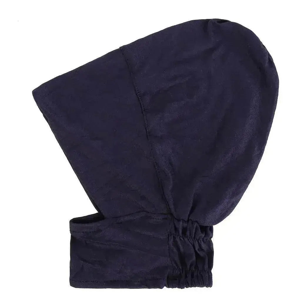 Four-Season Silk Cotton Pullover Hat in Solid Color with Elastic Fit
