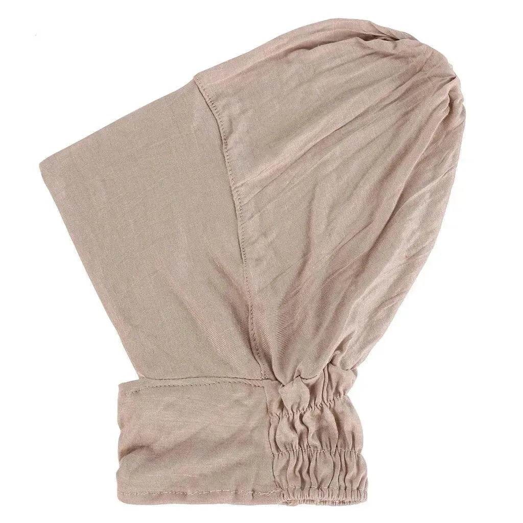 Four-Season Silk Cotton Pullover Hat in Solid Color with Elastic Fit