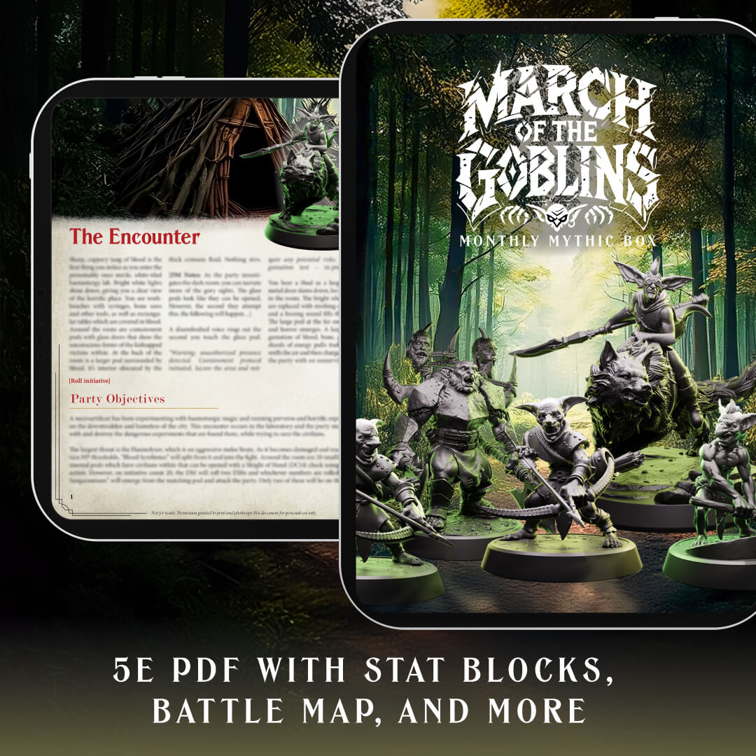 March of the Goblins | Mythic Box | 5e Combat Encounter