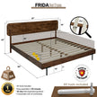 Frida Solid Wood Bed Frame