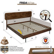 Frida Solid Wood Bed Frame
