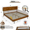 Frida Solid Wood Bed Frame
