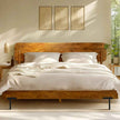 Frida Solid Wood Bed Frame