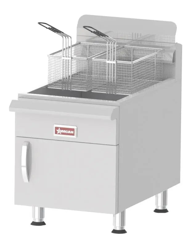 Friteuse commerciale au gaz naturel de comptoir