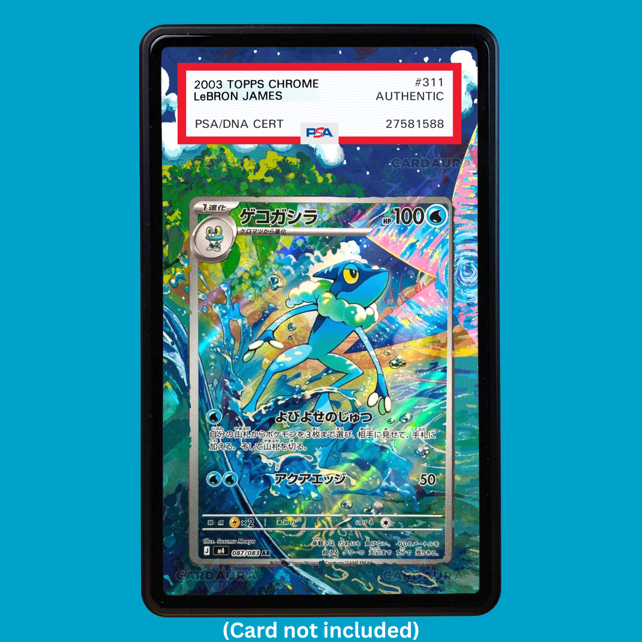 Frogadier 089/086 (Graded) Display Case