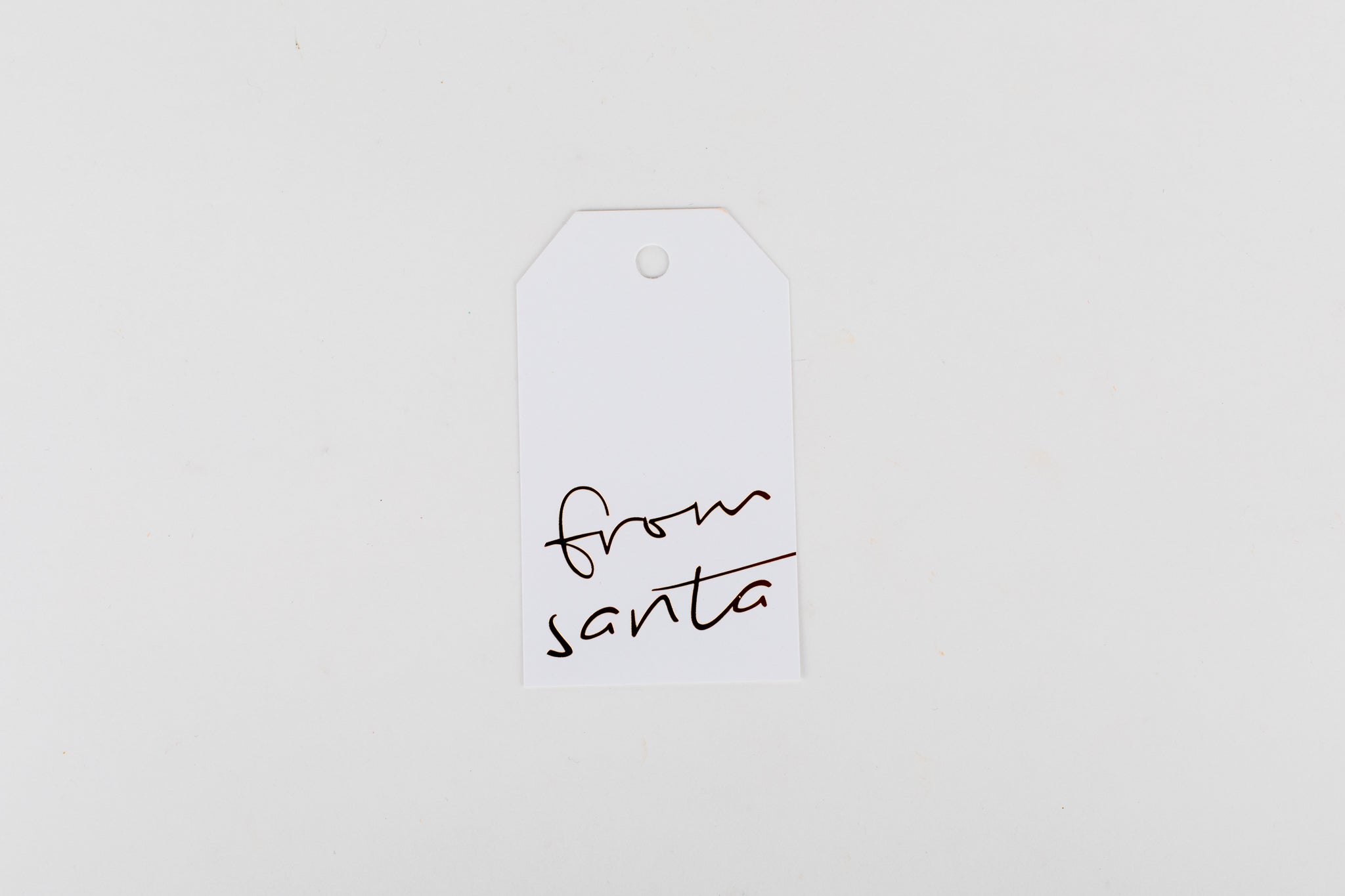 From Santa Gift Tag