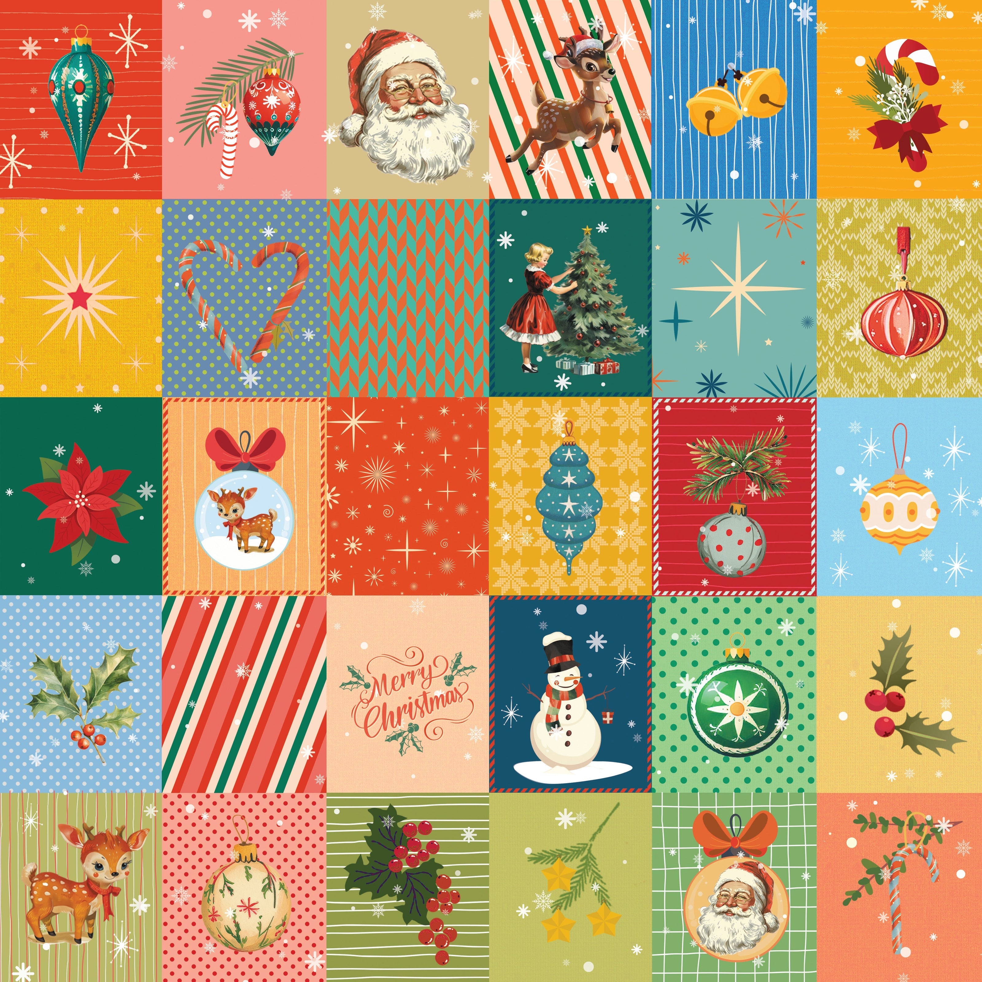 Crafter's Companion Retro Christmas Collection 6