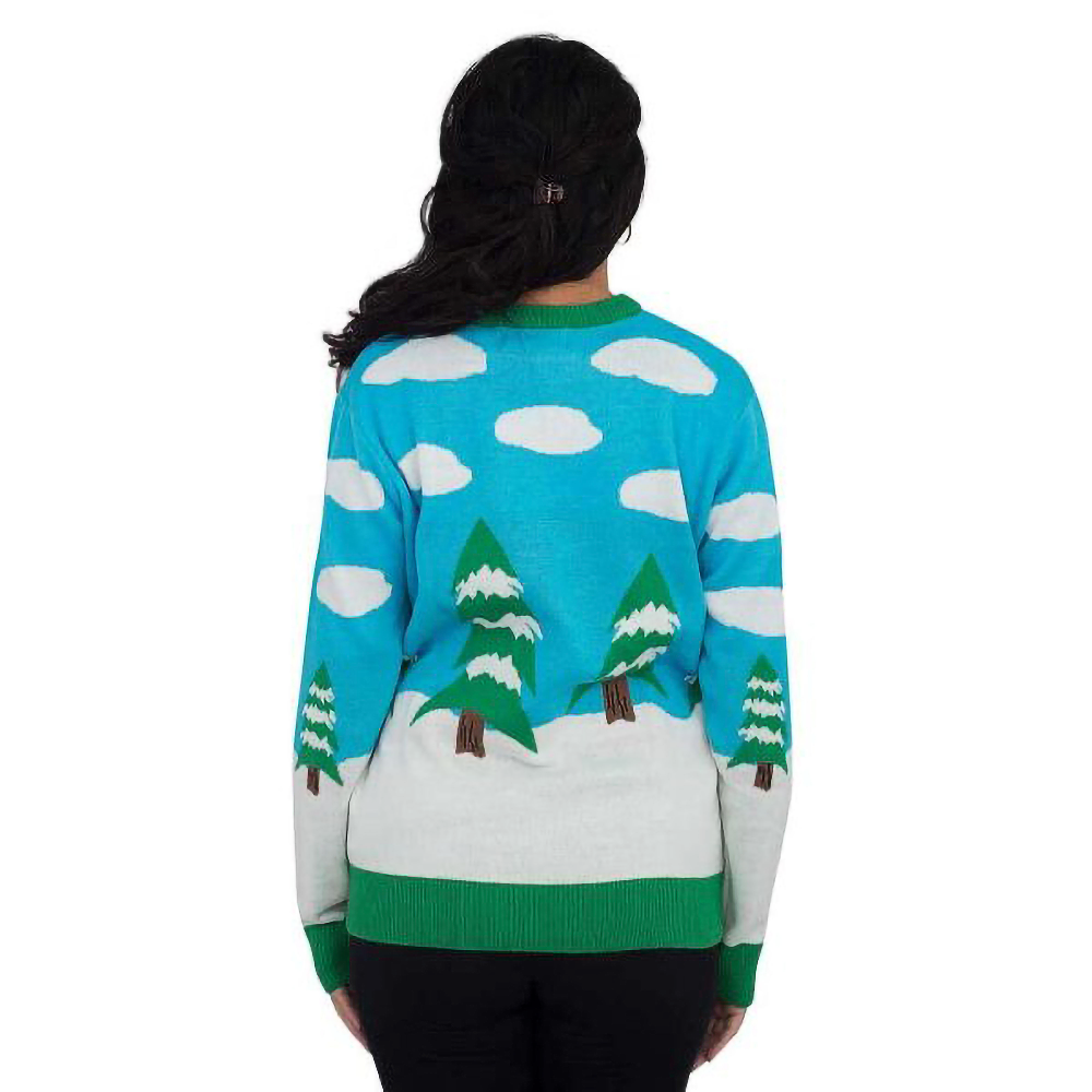 Pull en laine à l'effigie de Frosty le bonhomme de neige