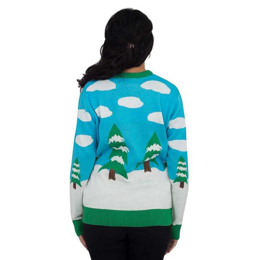 Pull en laine à l'effigie de Frosty le bonhomme de neige