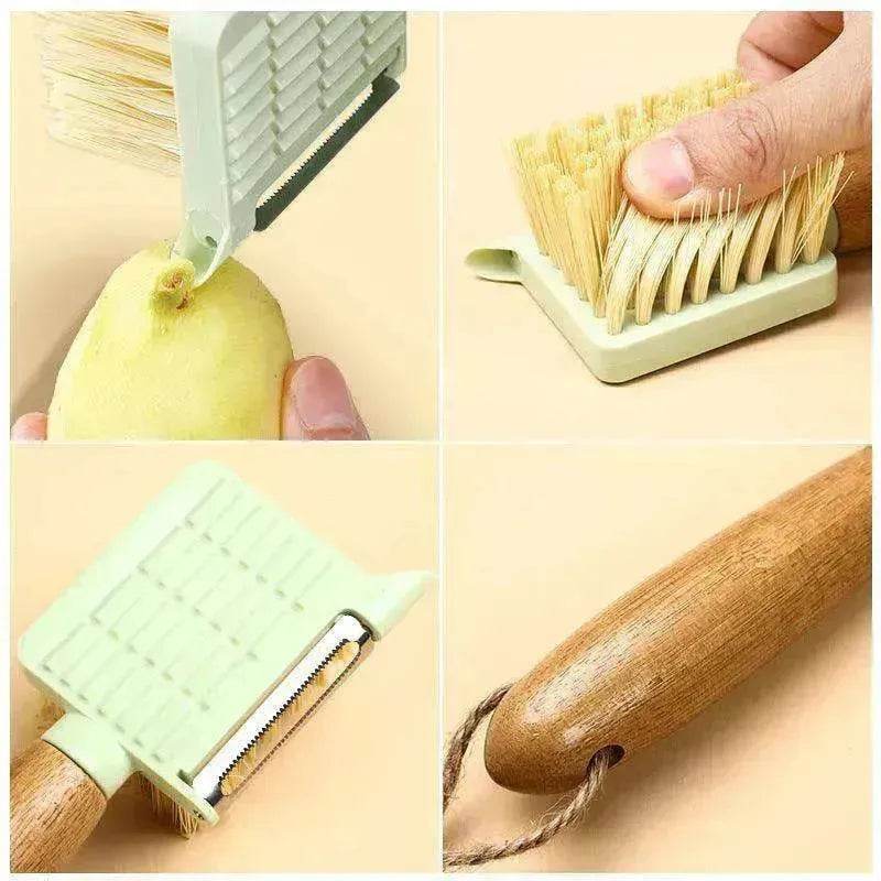 Fruit & Vegetable Multifunctional Peeling Cleaning Brush